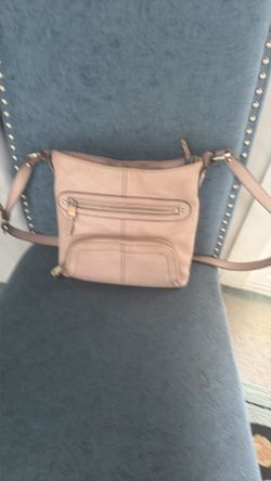 Light pink hobo bag