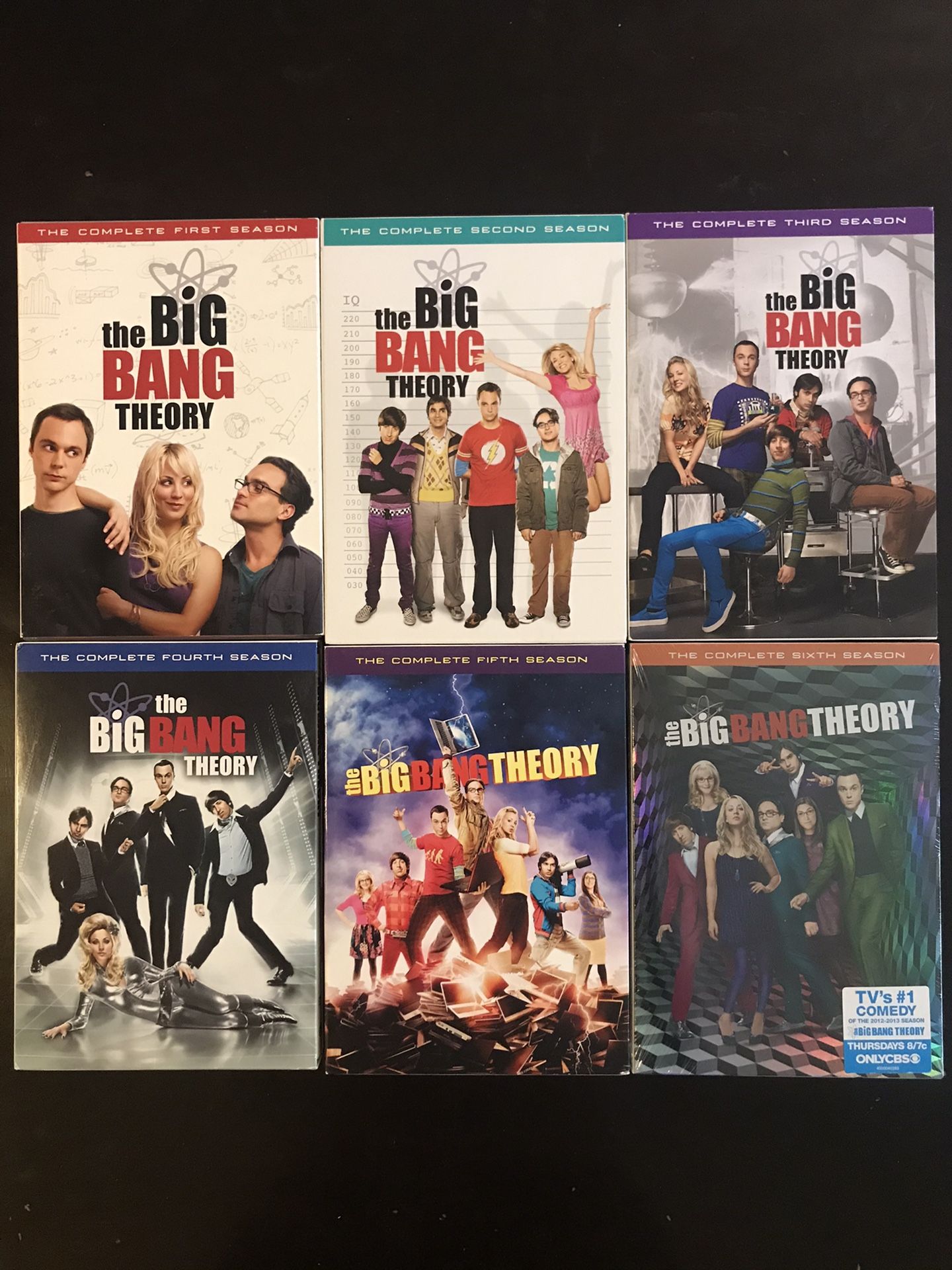 Big Bang Theory Seasons 1-6, season 6 BRAND NEW