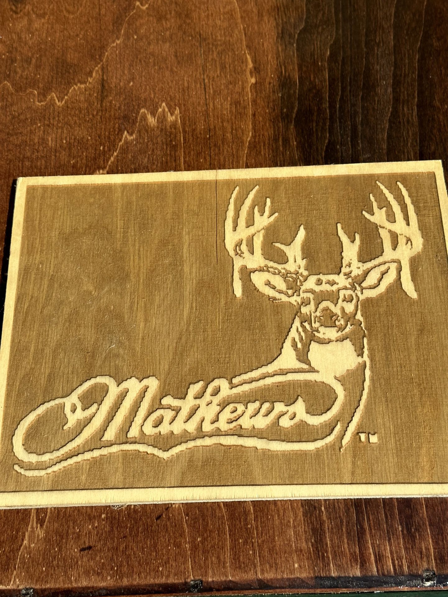 Mathew’s Wooden Sign 