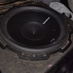 15 In Fosgate Subwoofer With Box