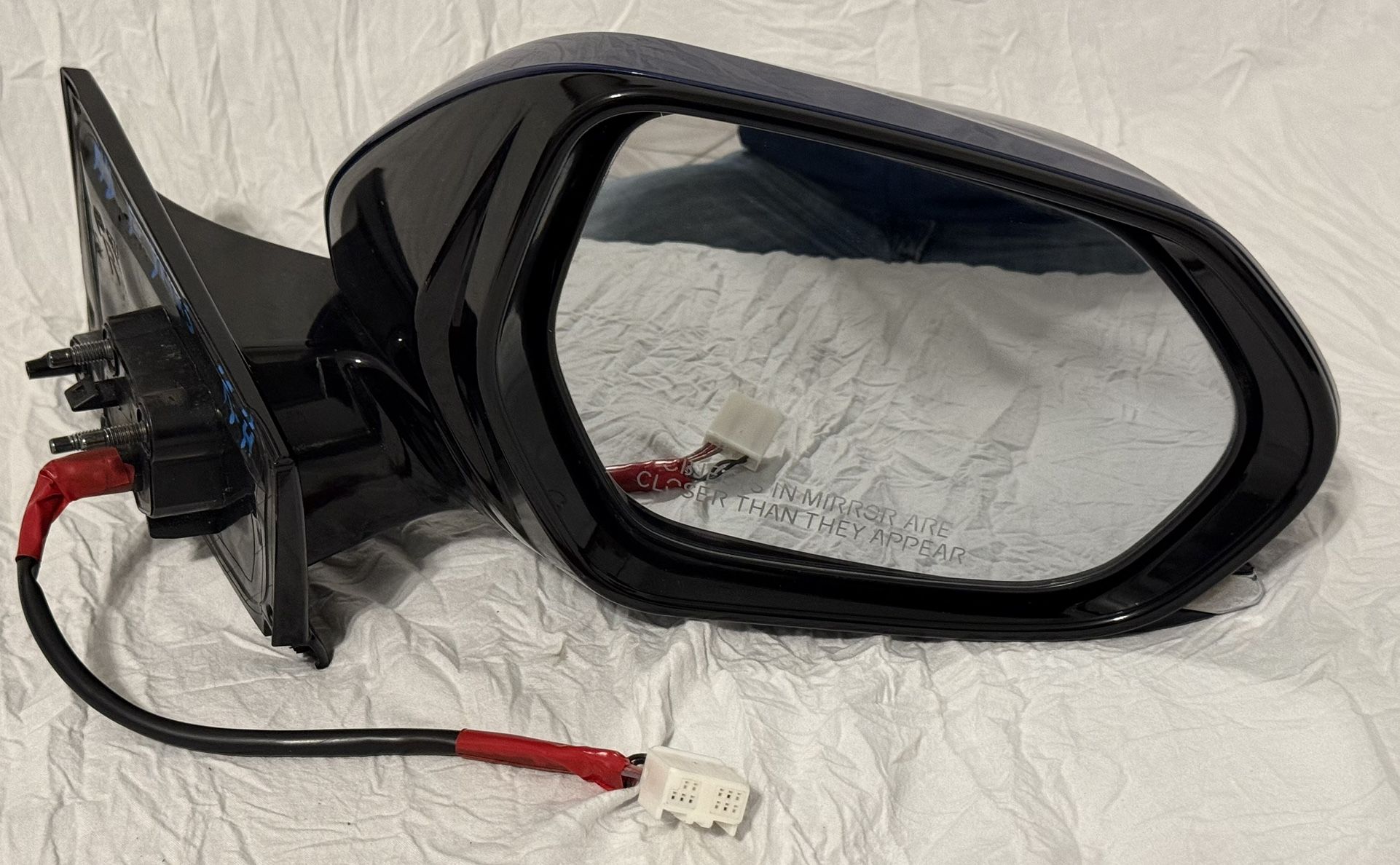 2016 Toyota Prius Passenger Side (RH) Heated Mirror – Blue OEM (E(contact info removed))