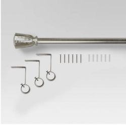 Beautiful Shower Curtain  Rod/  Chiseled  design / New / in Box