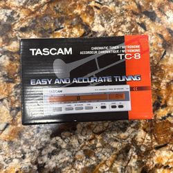 TASCAM TC-8 Chromatic Tuner & Metronome with LCD Display