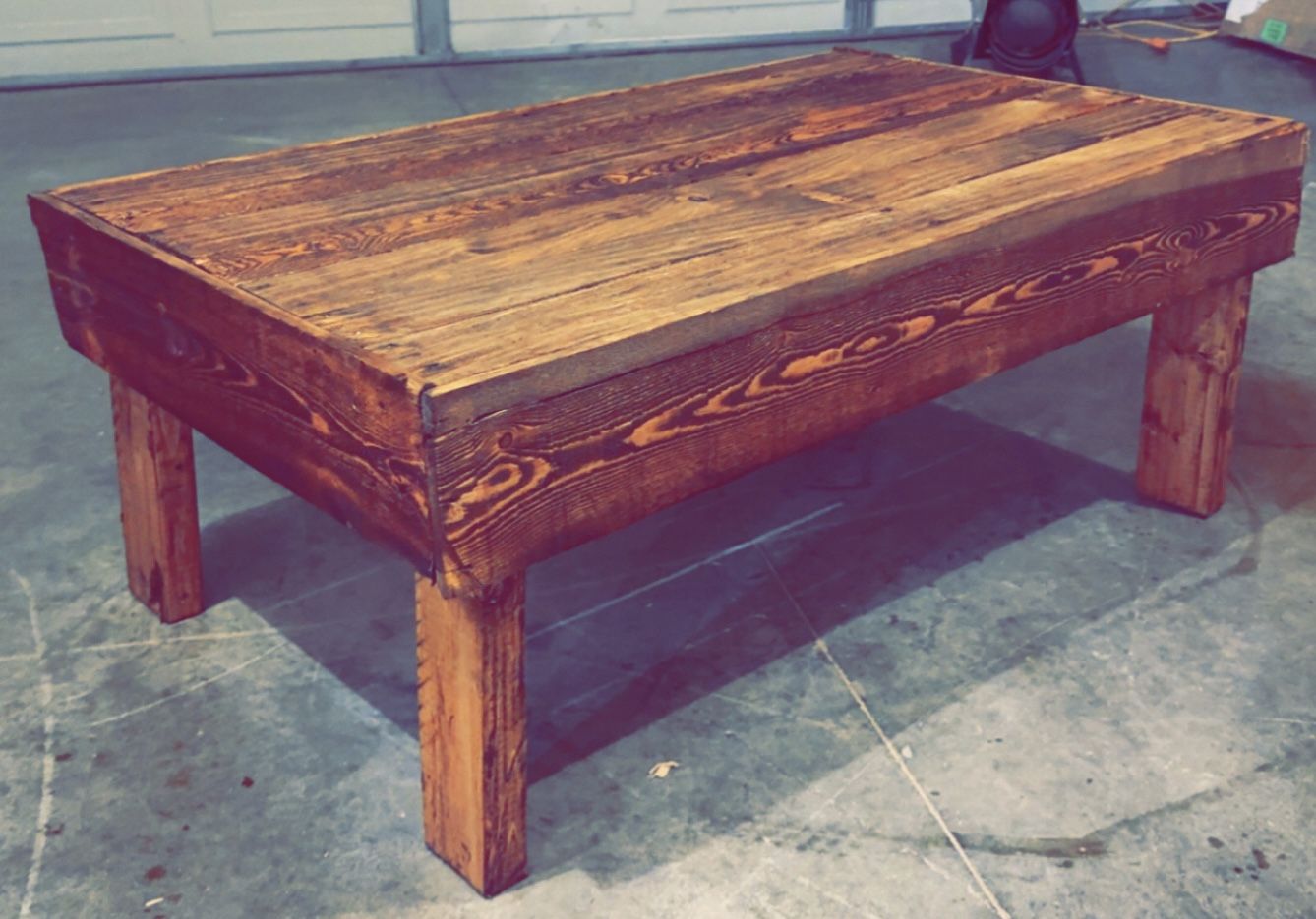 Custom rustic coffee table