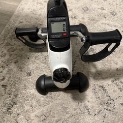 TODO Mini Exercise Bike Pedal Exerciser Foot Peddler Portable Therapy Bicycle with Digital Monitor