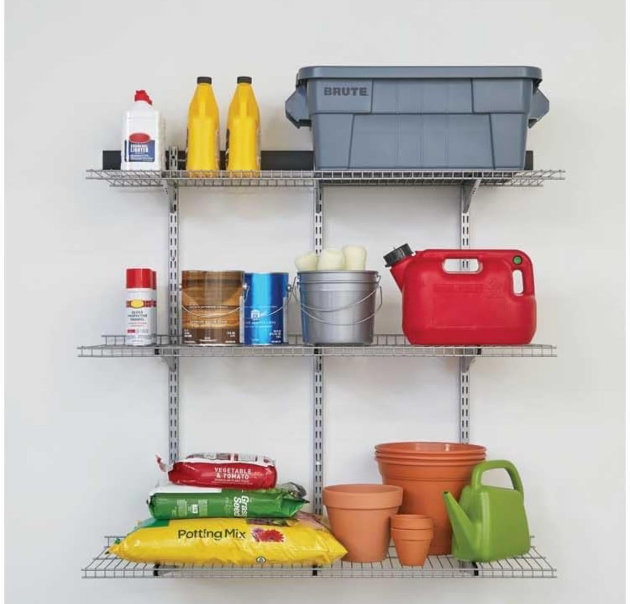 Rubbermaid Fast Track Storage Shelves