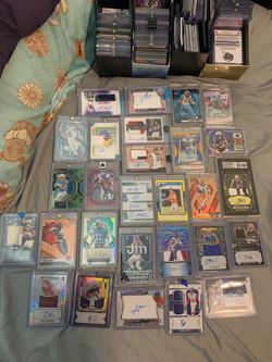 Football cards rpas autos and patches