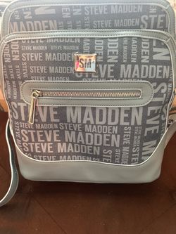 Steve Madden light blue Backpack