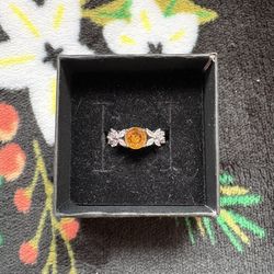 Rhodium-plated Ring Size 5