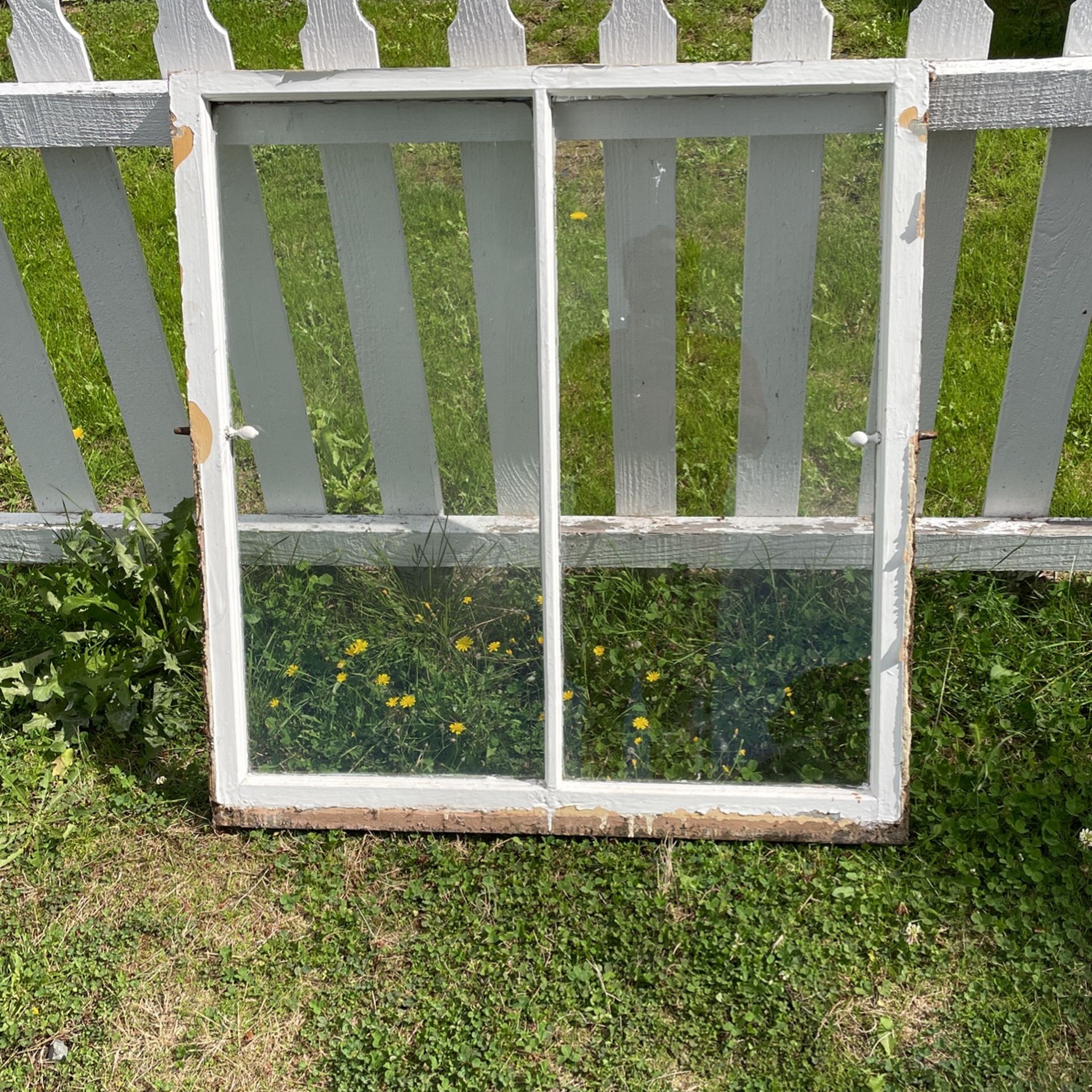 Antique Window With Distortions