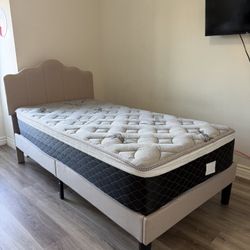 Twin Bed And Mattress