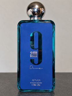 Afnan 9AM Dive EDP 3.4 oz – 99% Full – Sale or Trade