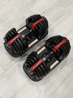 Bowflex SelectTech 552 Adjustable Dumbbells + rack stand
