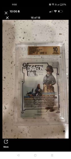 $1 Bulma Manga Winner Alt Art BGS Pristine 10 POP 12