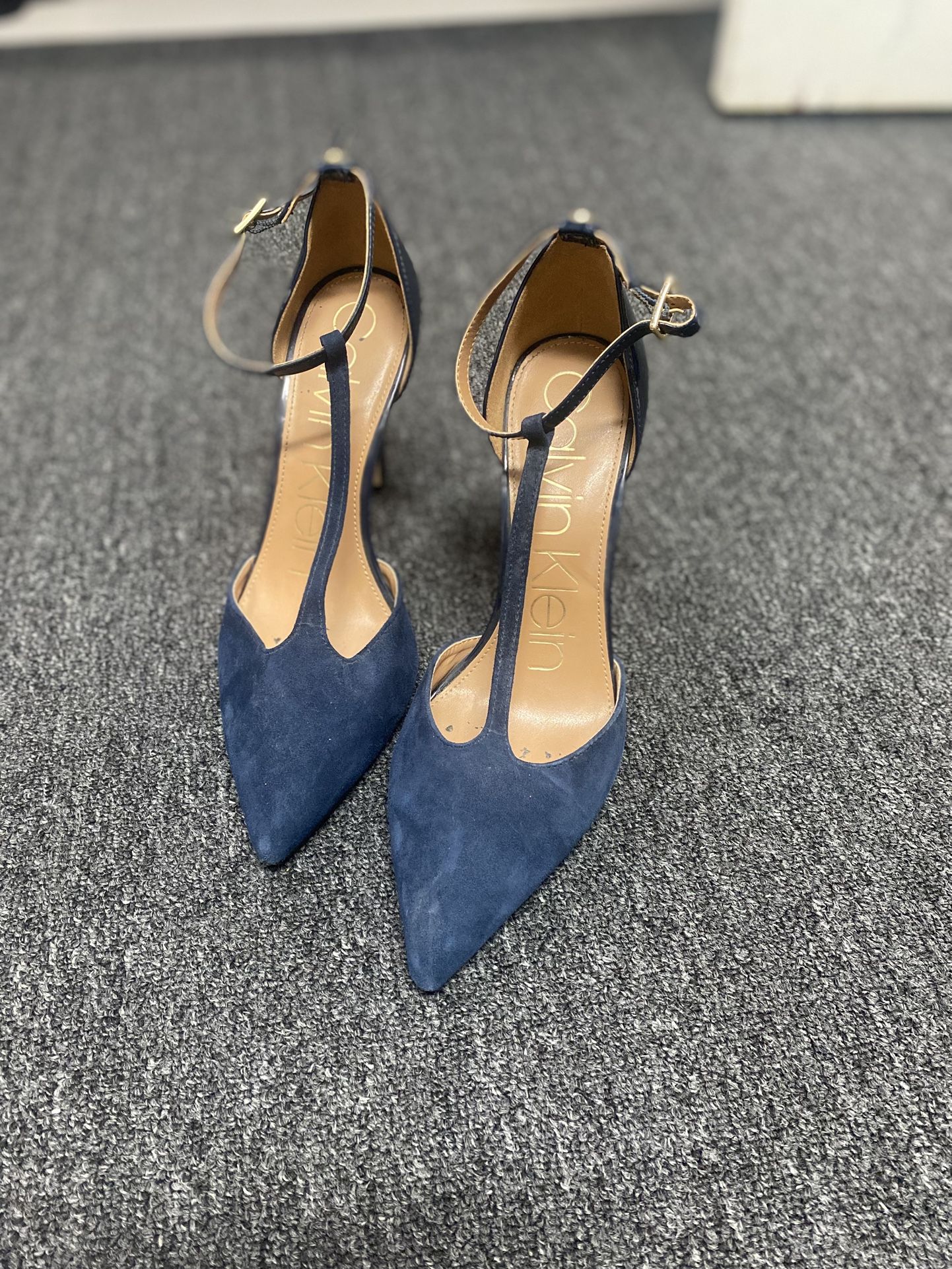 Navy Blue Calvin Klein heels