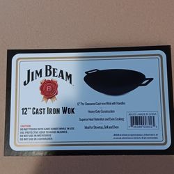 12" Cast Iron Wok