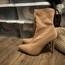 Brown Suede Heels 
