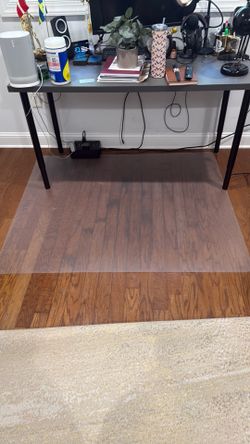 Clear Desk Floor Protector