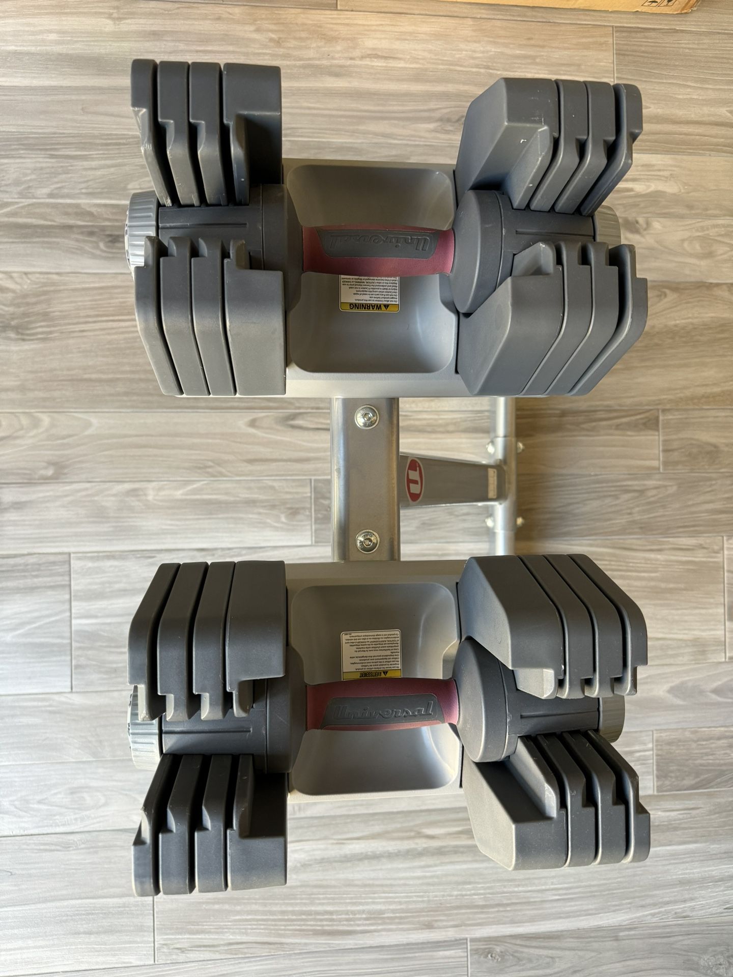 Universal powerpak adjustable dumbbells with stand new arrivals