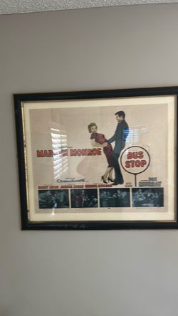 Marilyn Monroe Bus Stop Framed Movie Poster