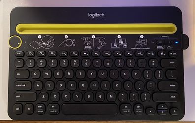Bluetooth Multi-Device Keyboard K480 - Switch typing between your computer, phone, and tablet