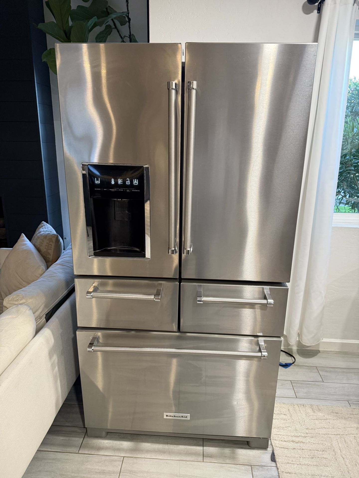 KitchenAid stainless 5 Door Fridge/Freezer