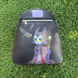 Disney Loungefly Mini Backpack Maleficent Chibi