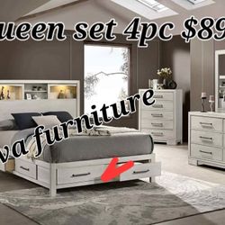 Queen Set 4pcs Brand New In Box 