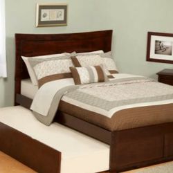Full Platform Bed with Storage or Trundle at Beds-N-More