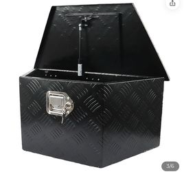 26” x13” Aluminum Trailer Tongue Tool Box Chest Pickup Truck ATV Underbody RV Storage  Organizer Lock