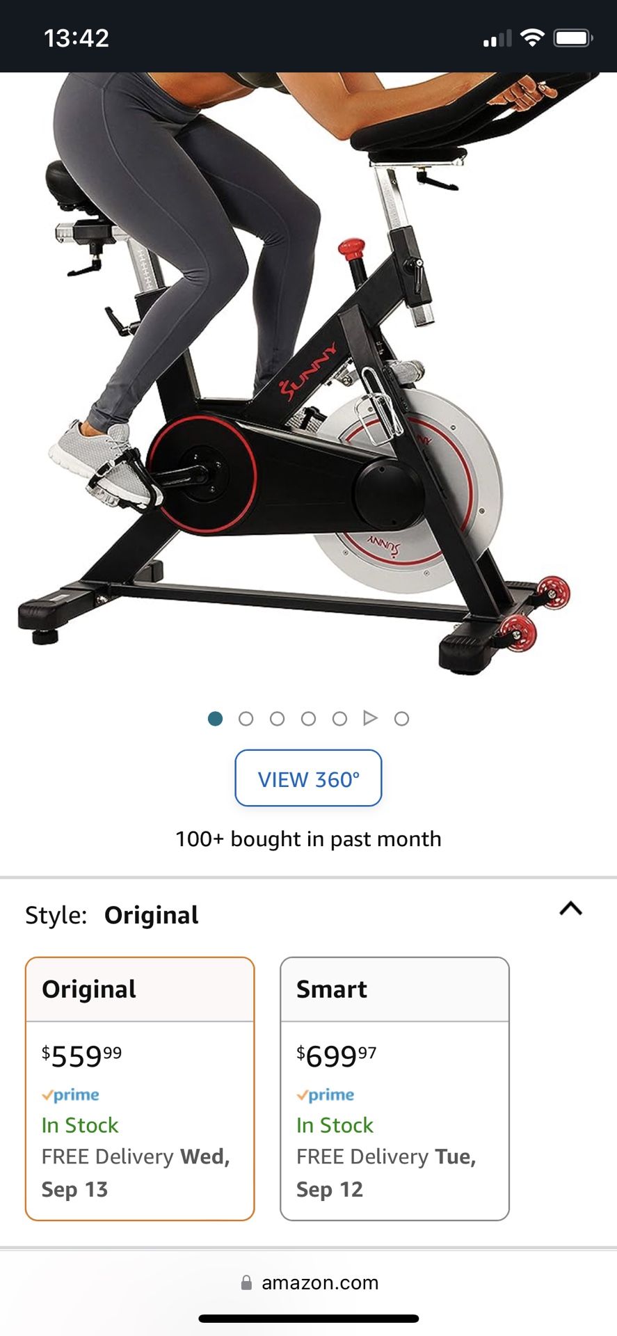 Indoor Cycling Magnetic Bike Sunny Bike