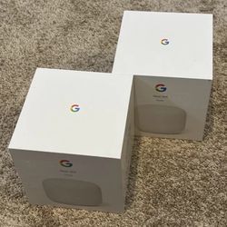 Bundle: Google Nest H2D GA00595-US Dual Band WiFi Router AC2200 2.4GHz & 5GHz.