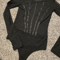 Black Sheer Bodysuit 💜