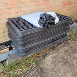 Plastic Storage Shelf Shelving 24x48