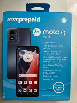 Motorola G Play - AT&T smartphone - New in Box
