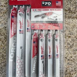 Milwaukee SAWZALL Metal Cutting Bi-Metal Reciprocating Blade Set (16 Piece)