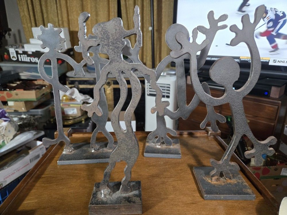 VINTAGE Metal Sculptures