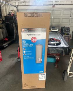 Rheem 40 gallon water heater natural gas