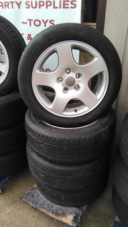 16” Audi rims 5 lugs