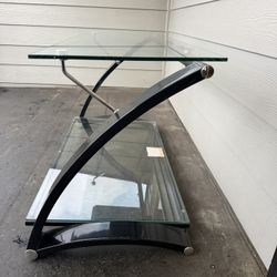 Glass TV Console 