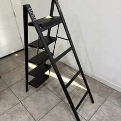 Step Ladder 5 Step Folding, OOSOFITT 330 Lbs Load Heavy Duty Step Ladders for Home/Indoor, - L183