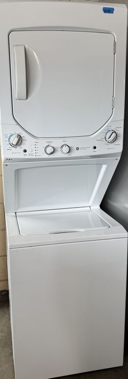 GE Stacked Washer & Electric Dryer Laundry Center