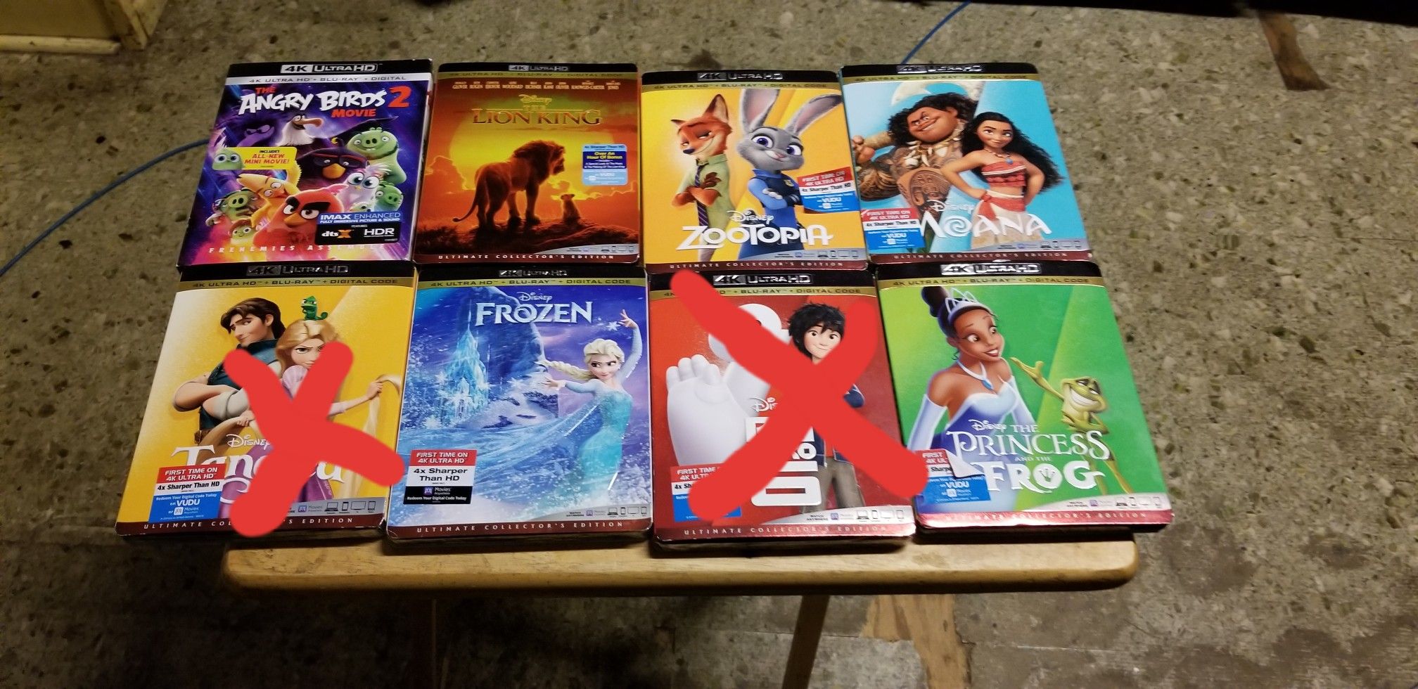 Brand New and Sealed 4K Ultra HD Disney Movies