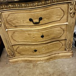 Contemporary Marble Top Dresser