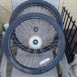 Tires mountain bike set