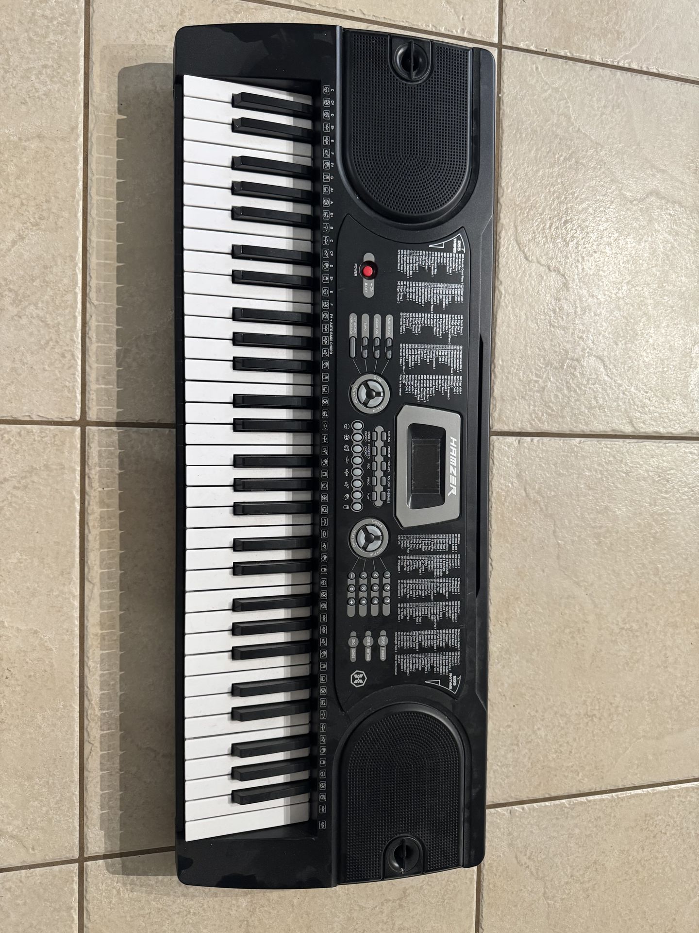 Hamzer 61-Key Electronic Keyboard KEY-UNIT-H209-BLK