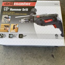 Drill Master 1 /2 Hammer Drill New