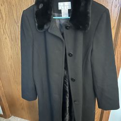 Worthington Woman’s Black Trench Coat 