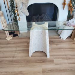 Tessalated Rock Console/ Base For Dinning Table
