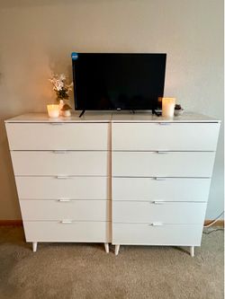 New White Dressers
